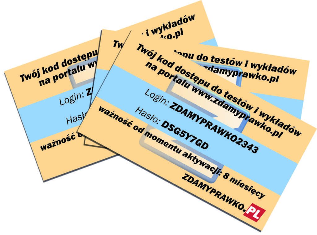 Dostęp ONLINE do Testów i wykładów (wszystkie kategorie, trzy języki ...